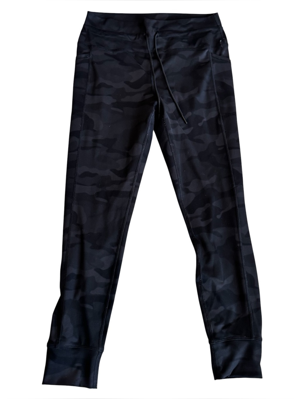 Spyder Women’s Performance High Rise Drawstring Leggings Size L Camouflage Black